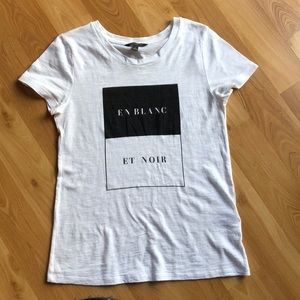 Banana Republic White Tee